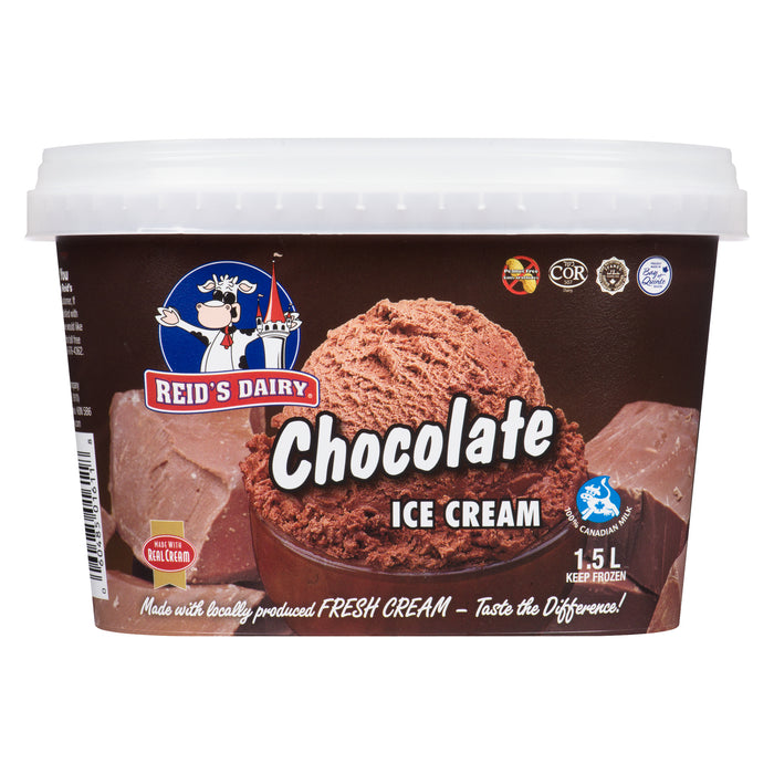 Reid's Dairy Chocolate Ice Cream, 1.5-L