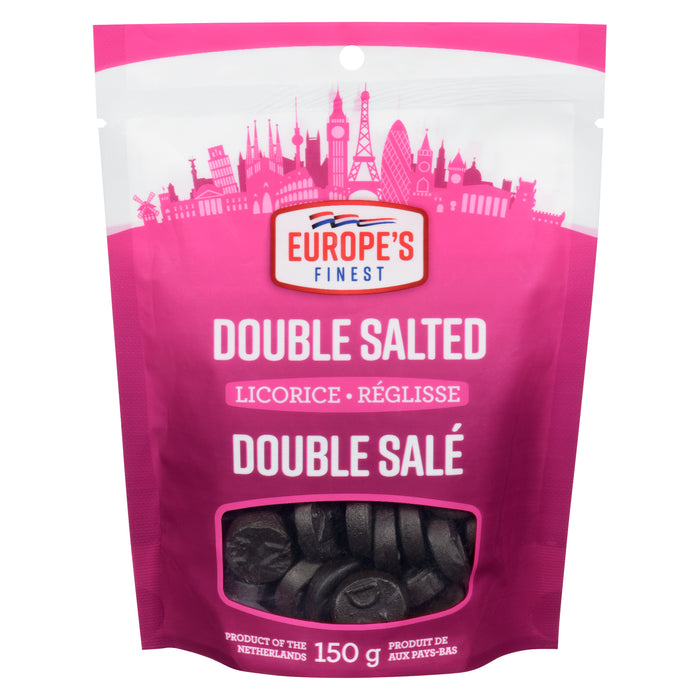 Europe's Finest Licorice Double Salted, 150-g