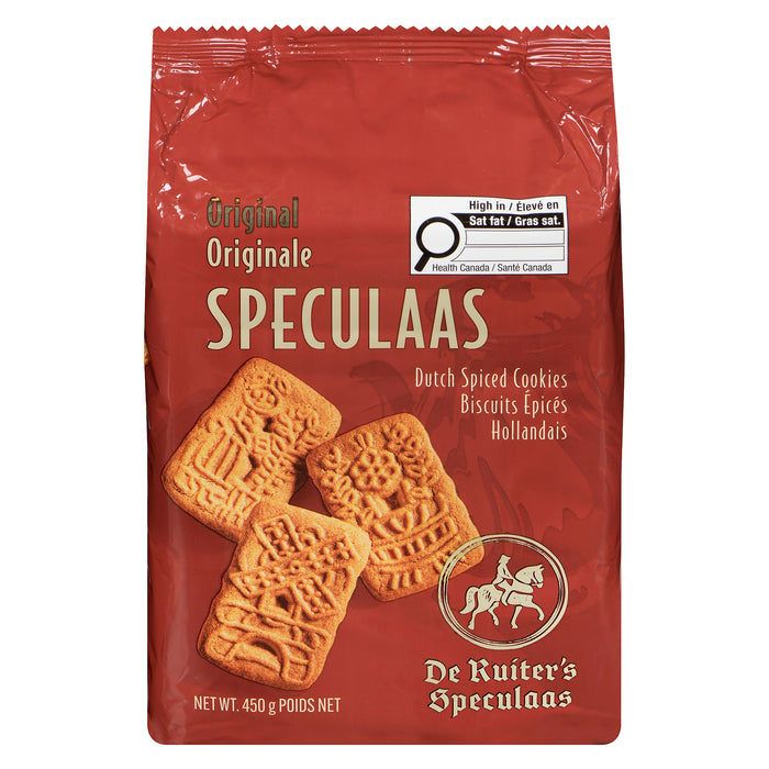 De Ruiter’s Speculaas Original Dutch Spiced Cookies, 450 g