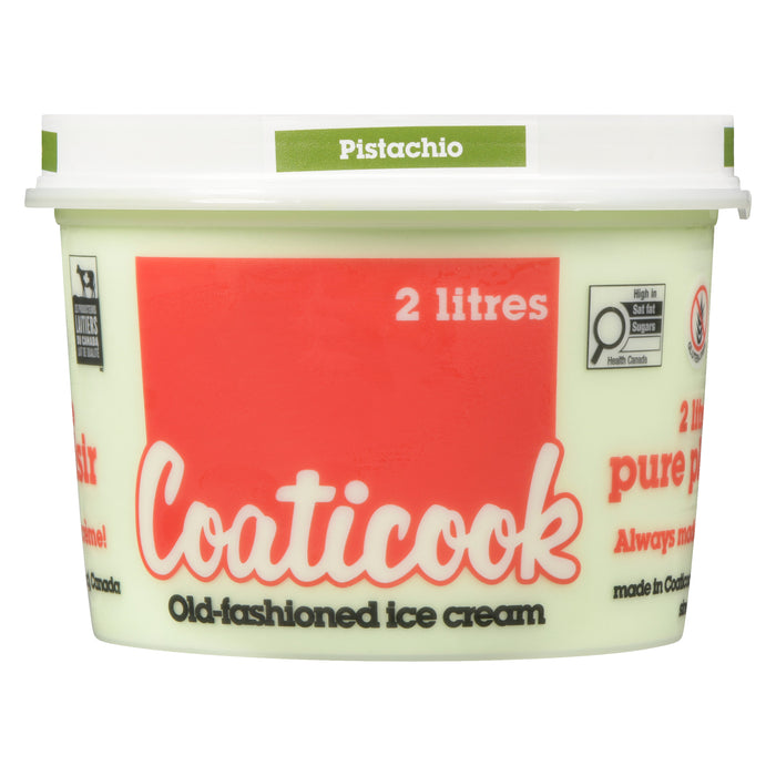 Coaticook crème glacée à l'ancienne pistache, 2 L