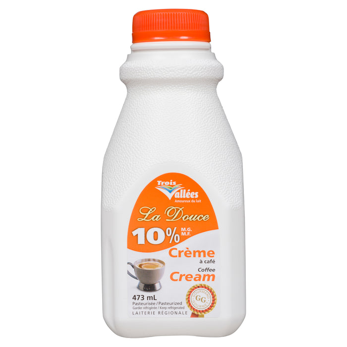 Trois Vallées La Douce 10% M.F. Coffee Cream, 473-ml