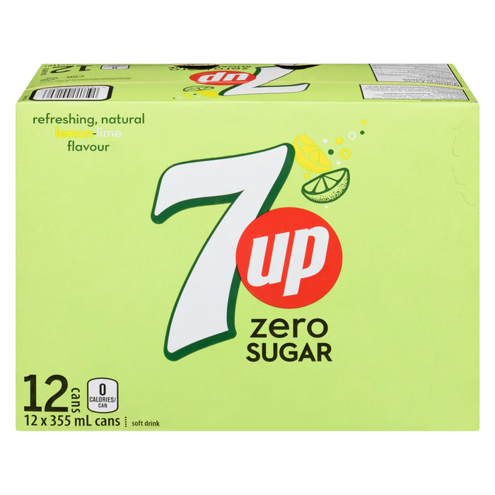 7UP Zero, 12-Pack, 355 ml
