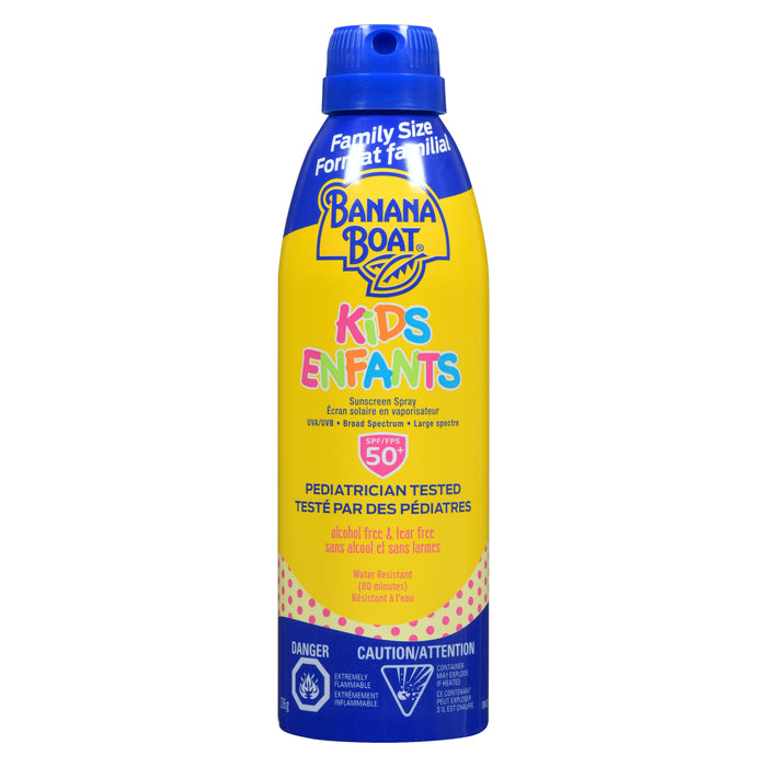 Écran solaire en vaporisateur Banana Boat pour enfants FPS 50+ - 226 g