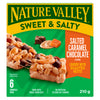 Val Nature édition Spéciale Barres Granola Sucrées et Salées Saveur Caramel Salé et Chocolat Barres Tendres Granola aux Noix, Emballage de 6, 210 g