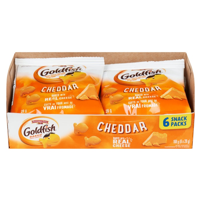 Craquelins au fromage cheddar Goldfish, emb. de 6