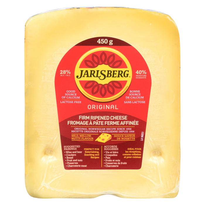 Fromage affiné ferme Jarlsberg original, 28 % M. G. - 250 g