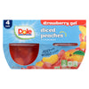 Dole Peaches in Strawberry Gel, 4-Pack, 123-g