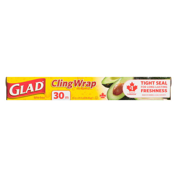 Glad Plastic Cling Wrap, 98.4-ft x 96.8-ft, Clear