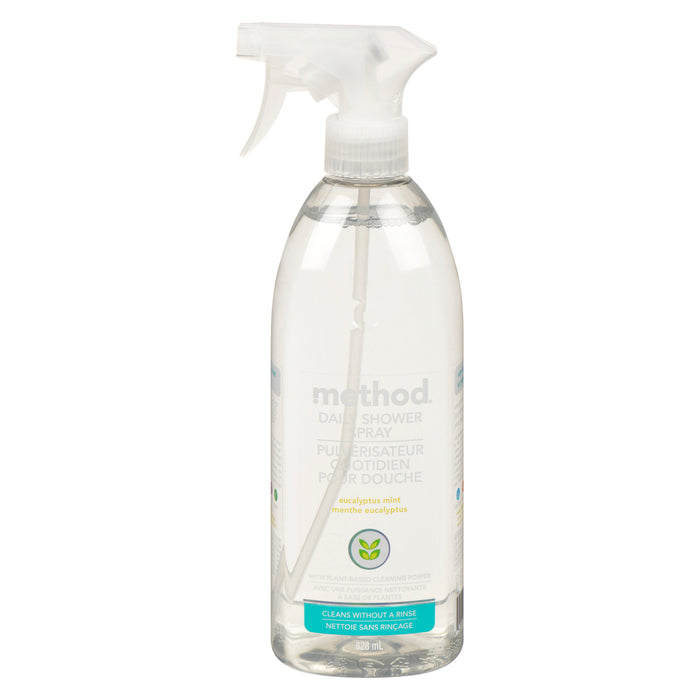 Method Pulvérisateur Quotidien pour Douche Menthe Eucalyptus, 828 ml