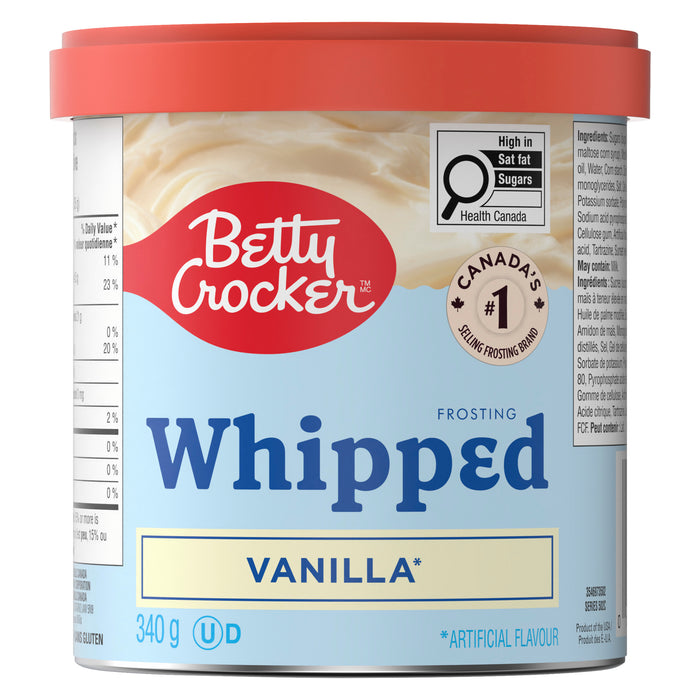 Betty Crocker Whipped Frosting Vanilla, 340 g
