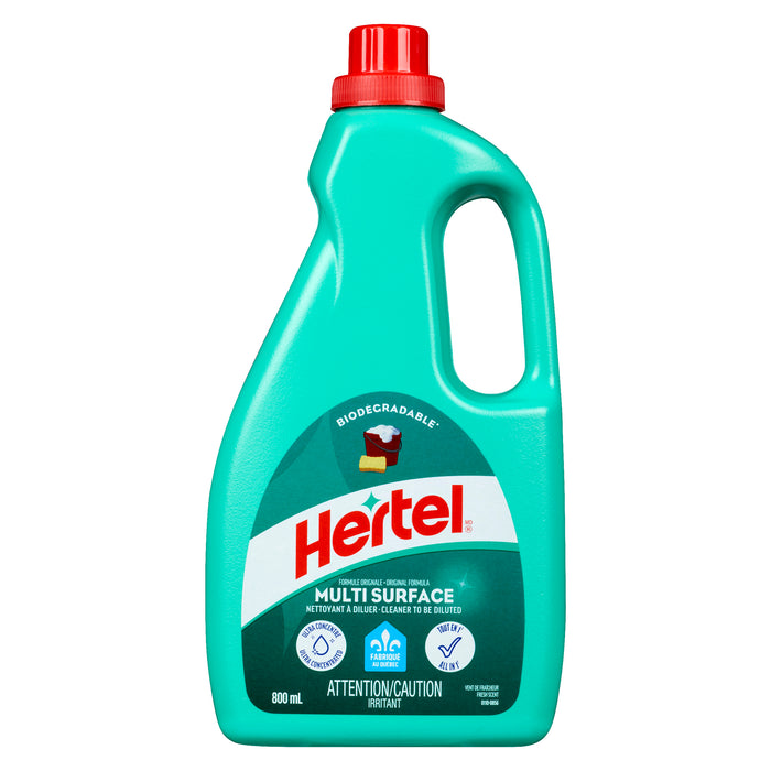 Hertel Biodegradable Fresh Scented All-Purpose Cleaner, 800-mL