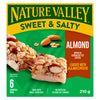 Val Nature Barres Granola Sucrées et Salées Amandes Barres Tendres Granola aux Noix, Emballage de 6, 210 g