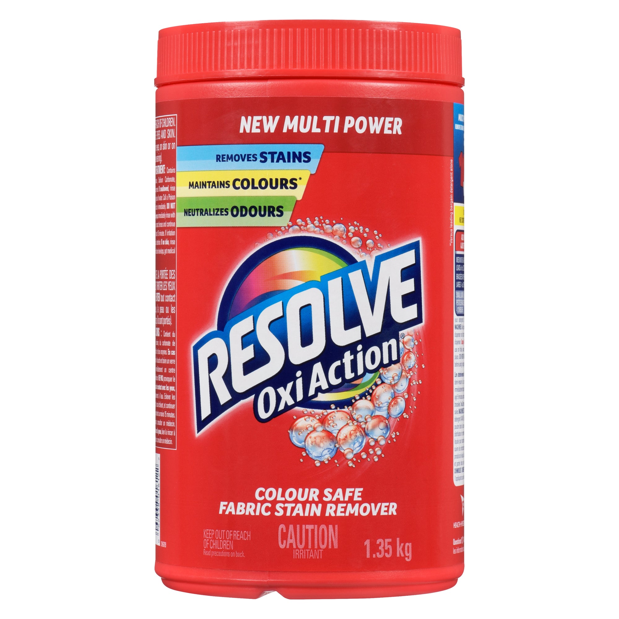 Resolve Oxi Action Amazing Stain Remover with Chlorine Bleach, 1.3kg
