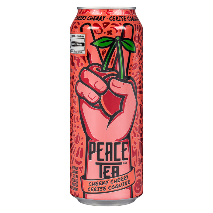 Peace Tea Naturally Flavoured Cheeky Cherry Iced Tea, 695-ml
