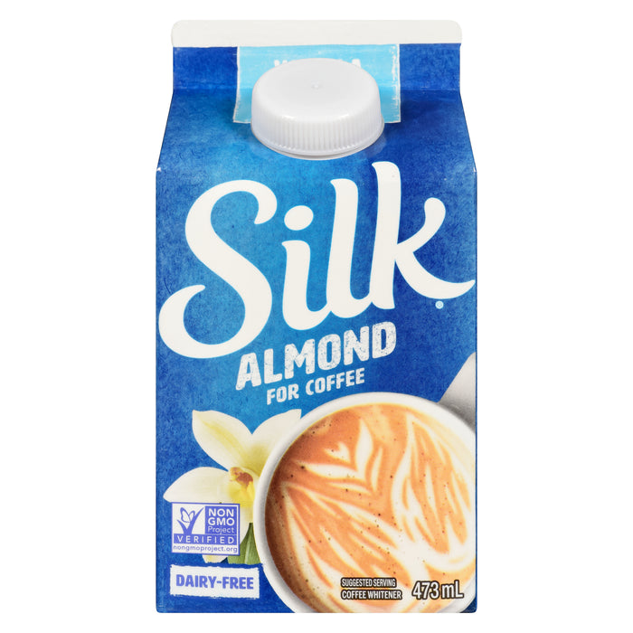 Silk Coffee Enhancer Vanilla Almond Dairy-Free Creamer, 473 ml