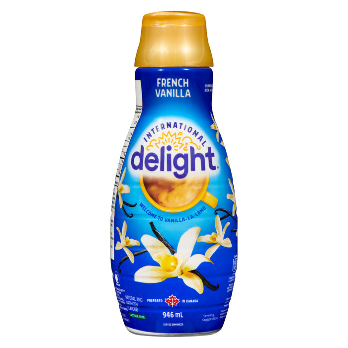 Colorant à café vanille française International Delight - 946 ml