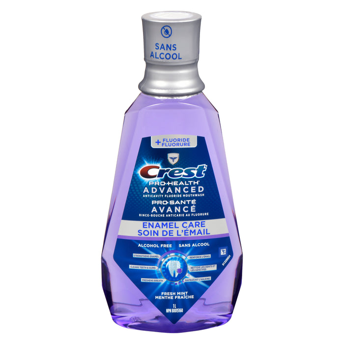 Rince-bouche Crest Pro-Santé Avancé nettoyant Menthe fraîche- 1L