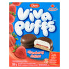 Viva Puffs Biscuits à la Guimauve à l'Enrobage Chocolaté Fraises, 300 g