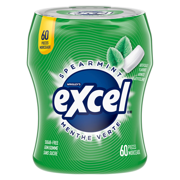 Gomme sans sucre Excel menthe verte, emb. de 60