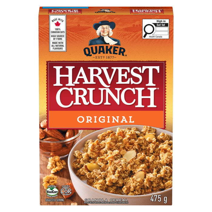 Céréales croque nature originale granola de Quaker - 475g