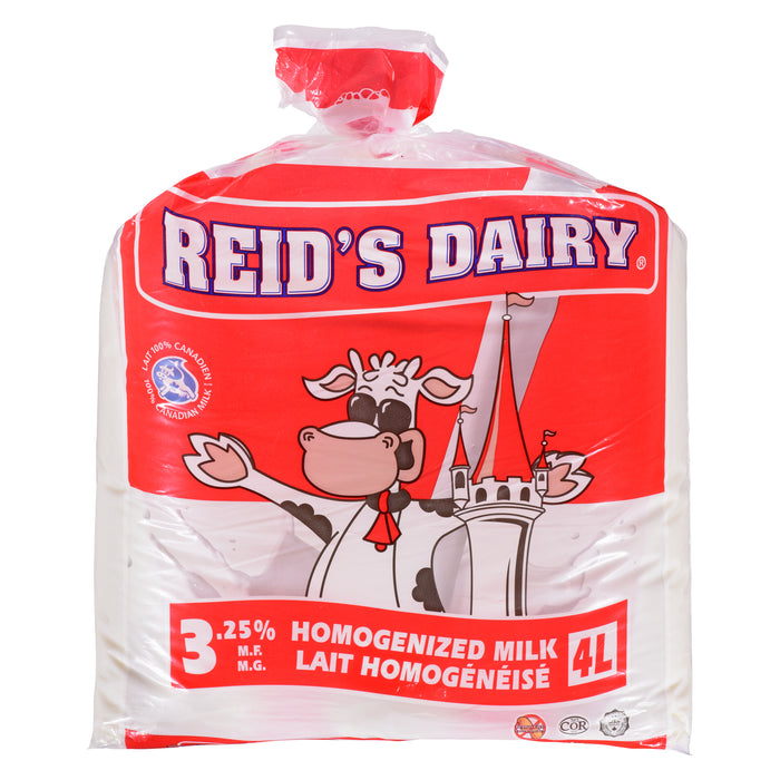 Reid's Dairy lait homogénéisé 3.25% m.g., 4 l