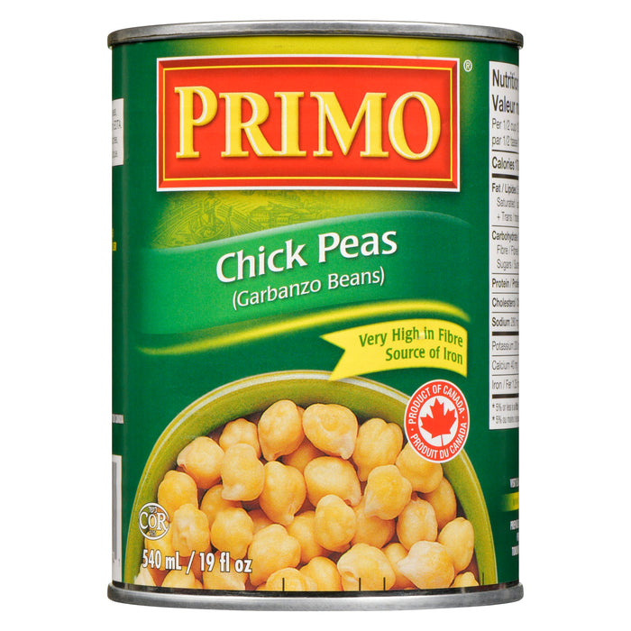 Primo Chick Peas Garbanzo Beans - 540ml