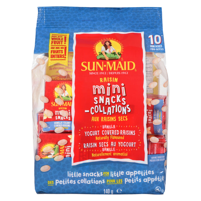 Sun-Maid Raisins Vanilla Yogurt Raisins 10pk. - 140g
