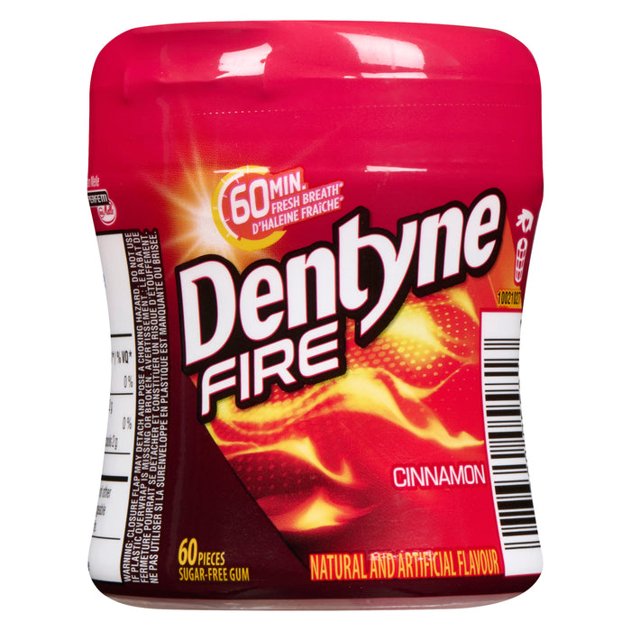 Dentyne Fire Gomme Sans Sucre Cannelle, 60 Morceaux