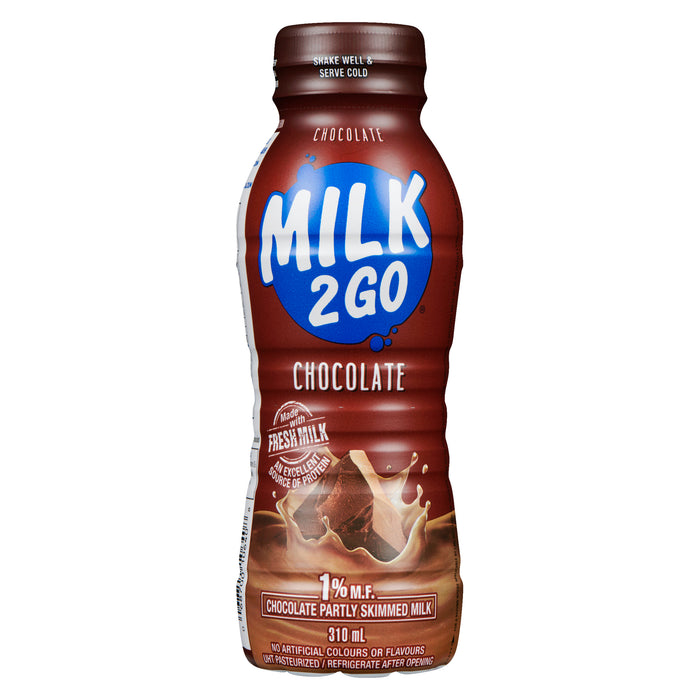 Lait partiellement écrémé 1 % M.G. au chocolat Lait’s Go, 310 ml