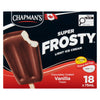 Chapman's Super Frosty Light Ice Cream Chocolatey Coated Vanilla Treats, 18-Pack, 75 ml