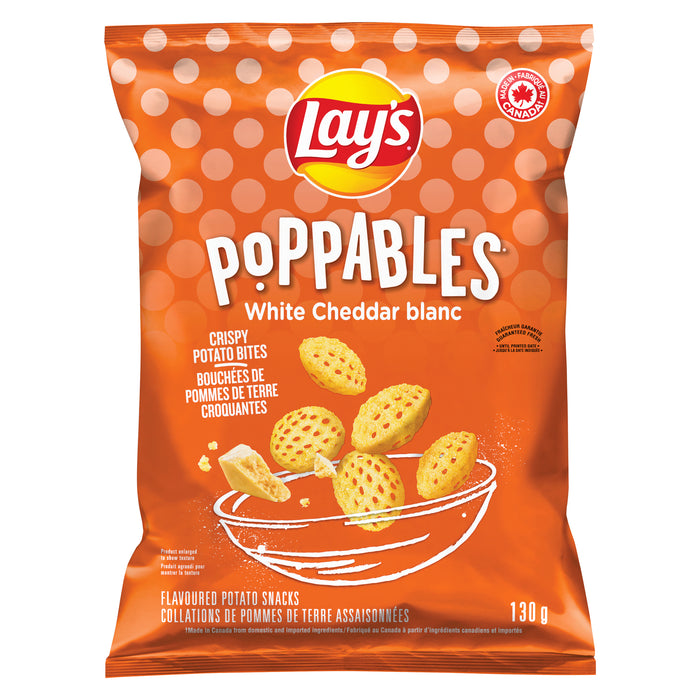 Lay's White Cheddar Poppables, 130-g