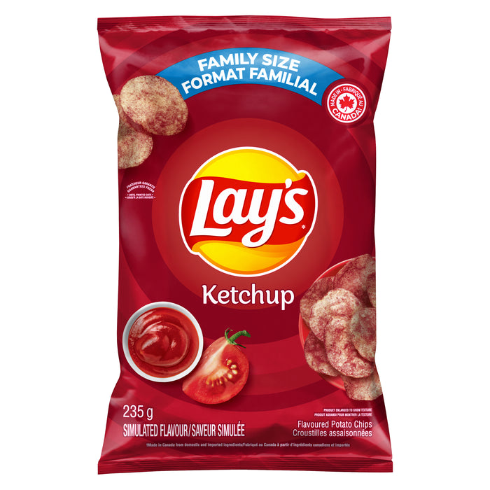 Croustilles assaisonnées au ketchup Lays - 235 g