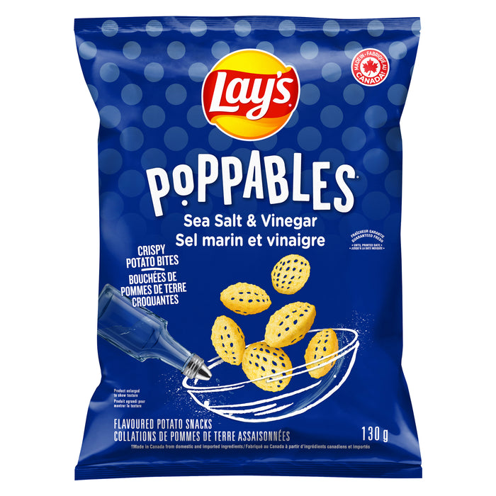 Croustilles à saveur de sel marin et vinaigre Poppables Lay’s – 130 g