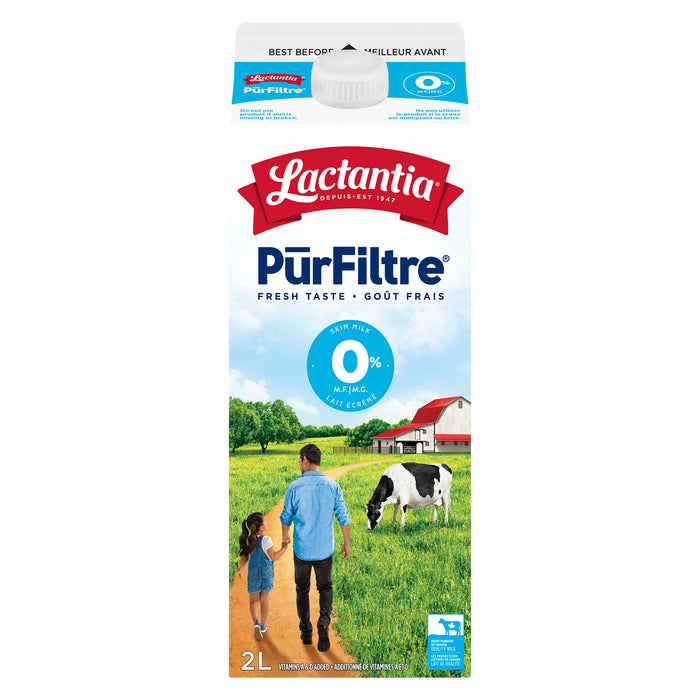 Lactantia PūrFiltre Skim Milk 0% M.F., 2-L