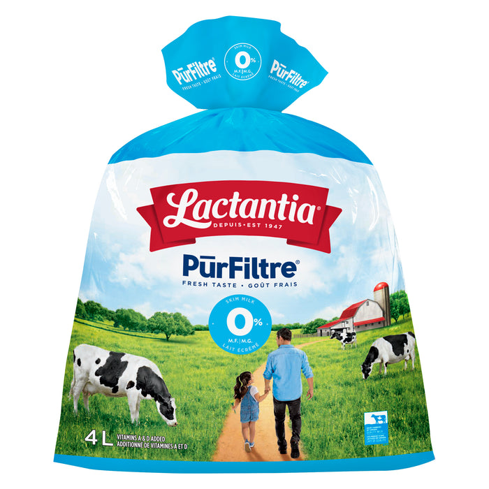 Lactantia PūrFiltre Skim Milk 0% M.F. 4 L