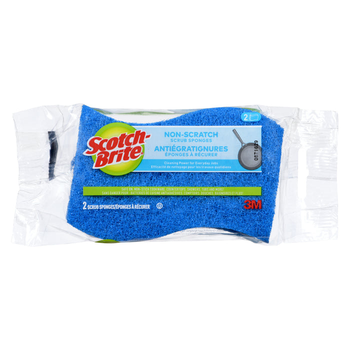 Éponge à récurer antiégratignures Scotch-Brite - Lot de 2