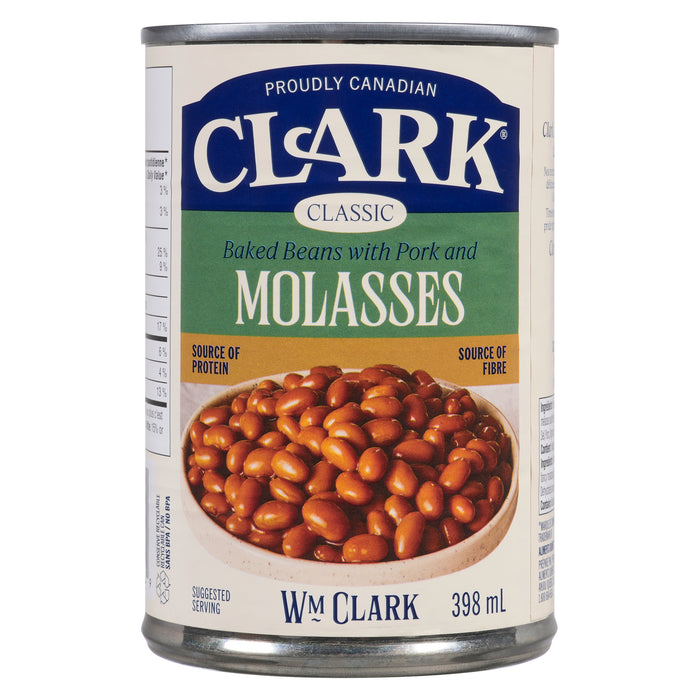Clark Baked Beans with Pork And Molasses, 398 ml