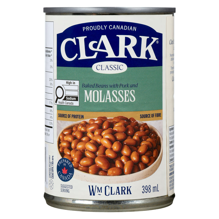 Clark Fèves au Lard à la Mélasse, 398 ml