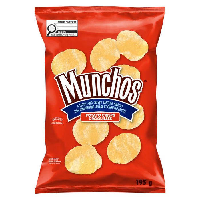 Croustilles de pommes de terre Munchos, 195 g