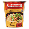 Nouilles instantanées dans une tasse à saveur de boeuf Mr. Noodles - 64 g