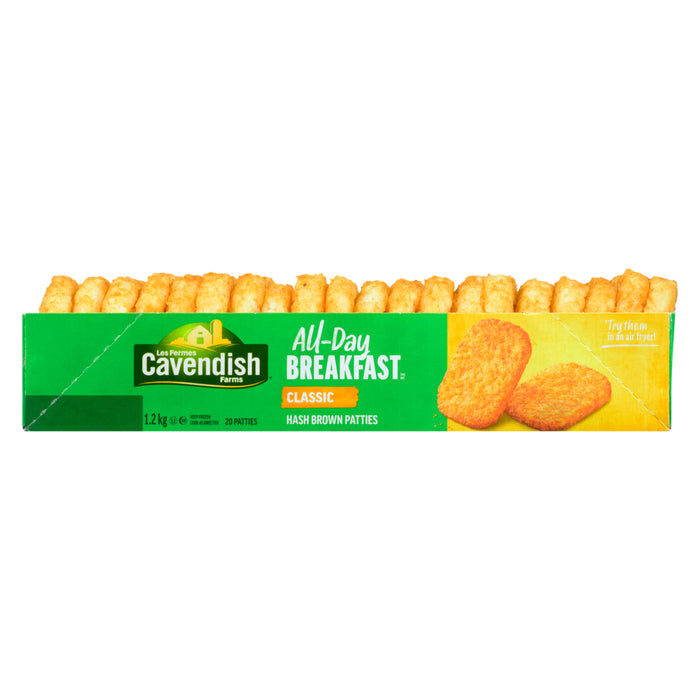 Galettes de pommes de terre classiques Cavendish Farms, emb. de 20 - 1,2 kg
