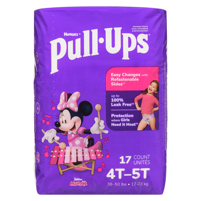 Sous-vêtements d'entraînement Huggies Pull-Ups pour filles - emb. de 17