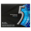 5 Peppermint Cobalt Sugar-Free Gum, 15-Pieces