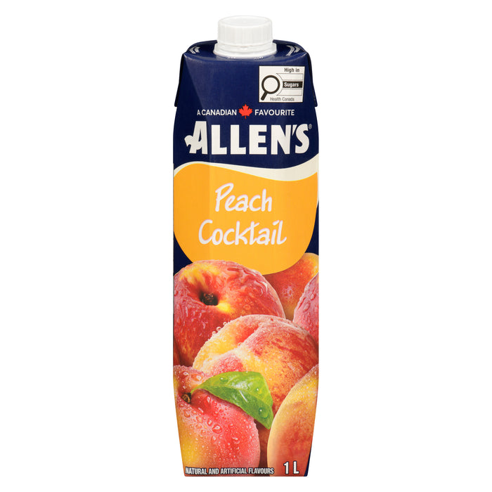 Allen's Peach Cocktail Juice, 1-L