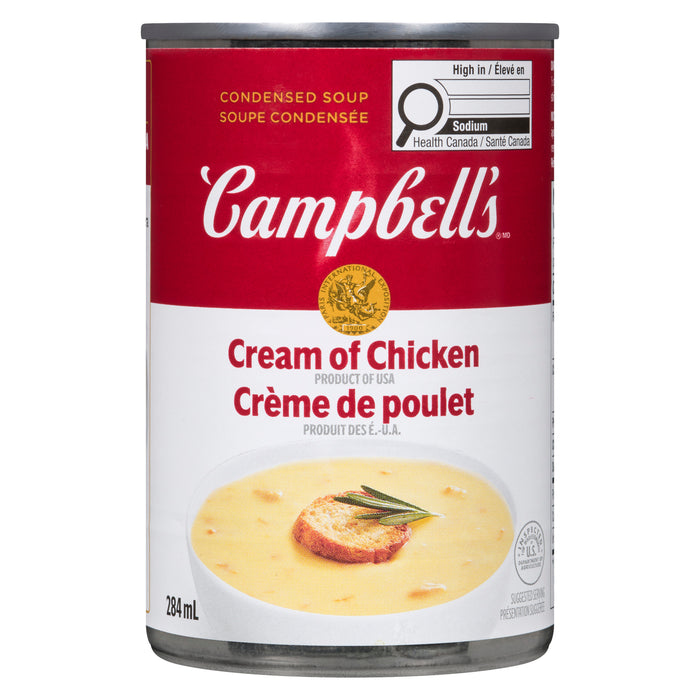 Soupe condensée de crème de poulet Campbell's - 284 ml