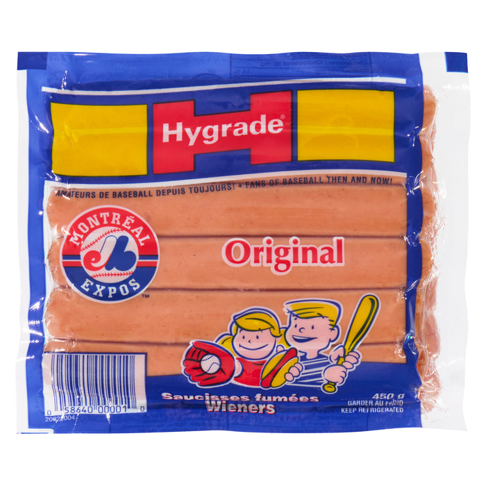 Hygrade Original Wieners, 450-g