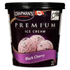Chapman's Premium Crème Glacée Cerises Noires, 2-L