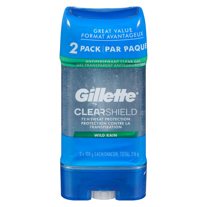 Déodorant Gillette Pluie tropicale, emb. de 2 - 108 g