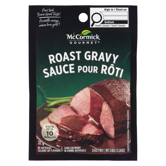 McCormick Gourmet Mélange à Sauce Pour Rôti, 32 g