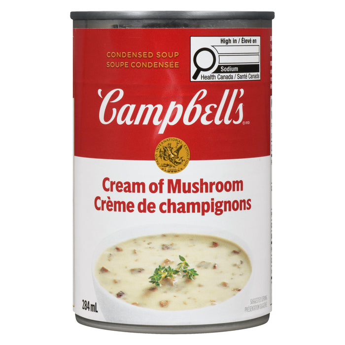 Campbell's Soupe Condensée Crème de Champignons, 284 ml
